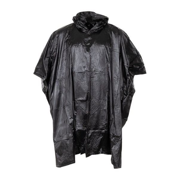 Poncho Peleryna Przeciwdeszczowa MFH Czarne