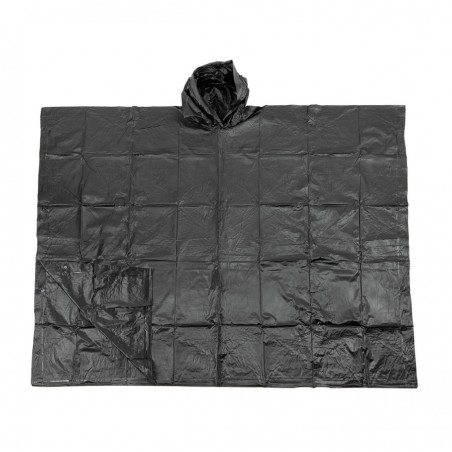 Poncho Peleryna Przeciwdeszczowa MFH Czarne