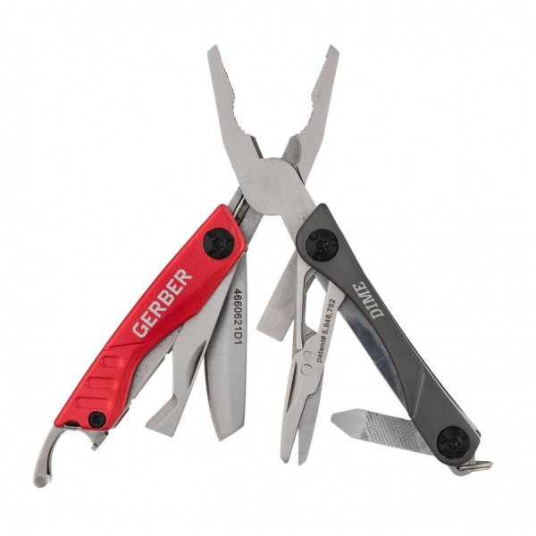 Multitool Gerber Dime 12w1 Czerwony