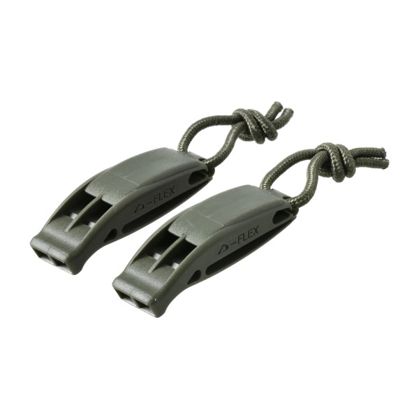 Gwizdek alarmowy Mil-Tec 2 szt., oliwkowy