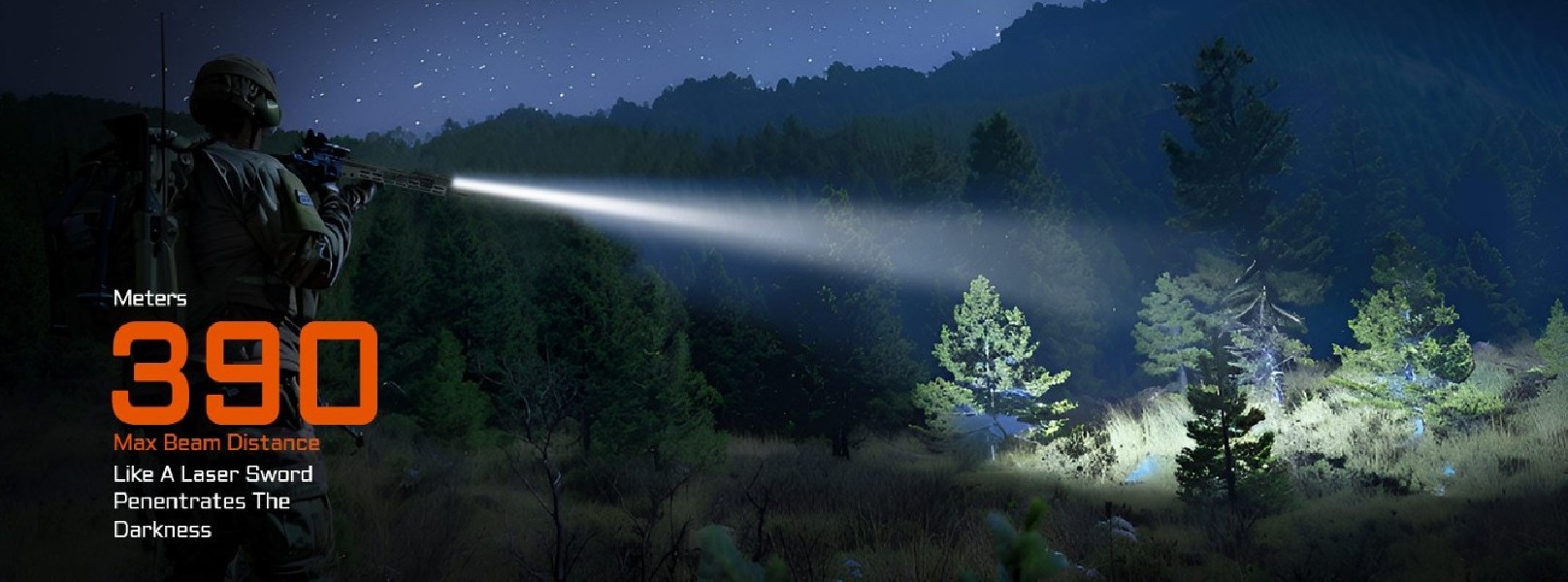 Acebeam G15 latarka taktyczna 1800 lm 390 m