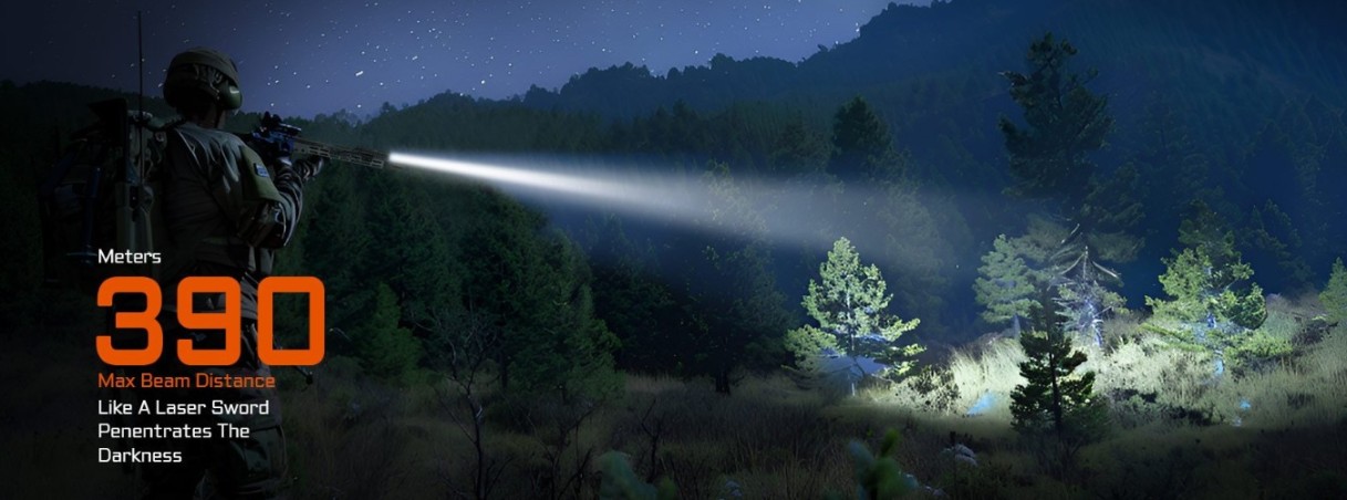 Acebeam G15 latarka taktyczna 1800 lm 390 m