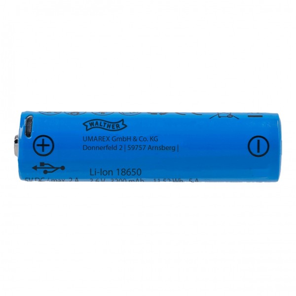 Akumulator Walther ICR 18650 3200 mAh USB