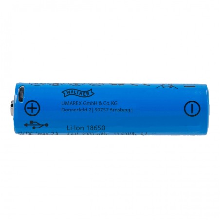 Akumulator Walther ICR 18650 3200 mAh USB
