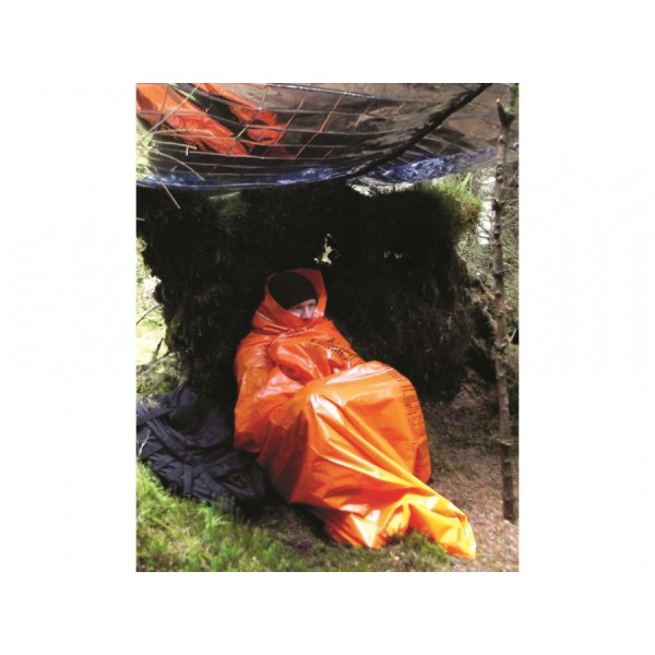 Worek survivalowy BCB awaryjny śpiwór i poncho