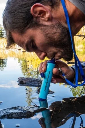 Filtr do Wody Membrane Solutions STRAW I-SKY - Niebieski