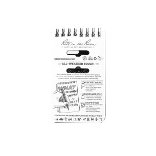 Notes wodoodporny Rite in the Rain 735 3x5 czarny 2