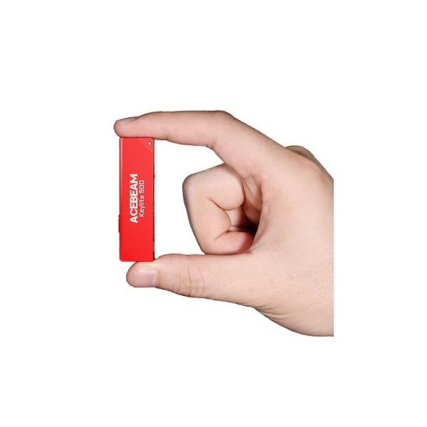 ACEBEAM Keylite 500 czerwona latarka brelokowa 500 lm 70 m