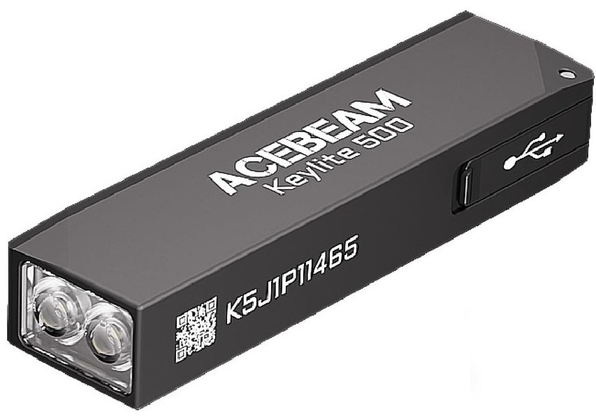 ACEBEAM Keylite 500 czarna 500lm 70m latarka brelokowa