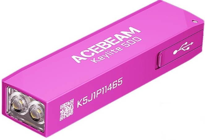 ACEBEAM Keylite 500 różowa 500 lm 70 m