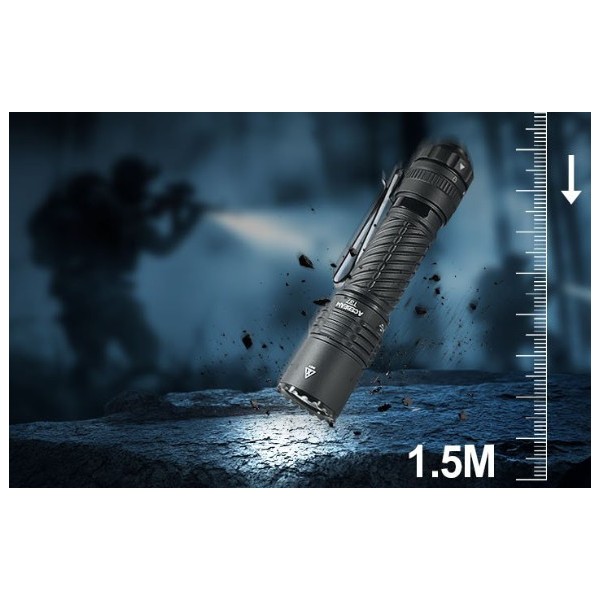 Acebeam T37 latarka taktyczna 4000 lm 6500K czarna