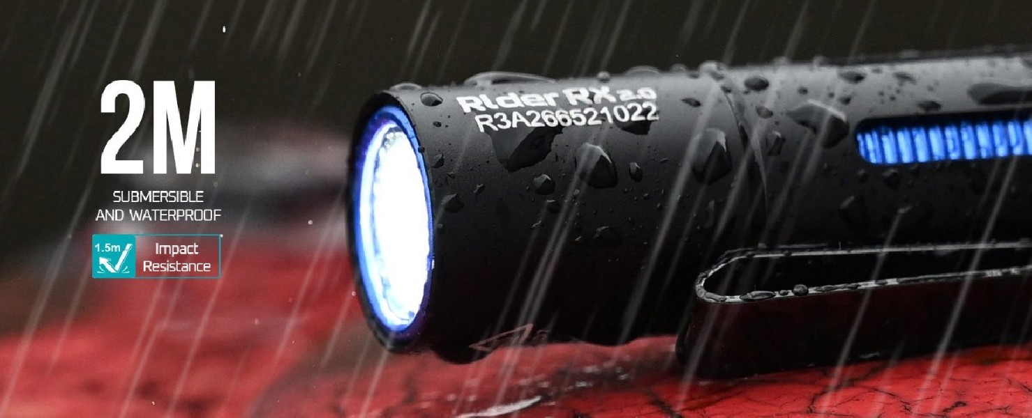 ACEBEAM Rider RX 2.0 latarka 1000 lm 6500K Czarna