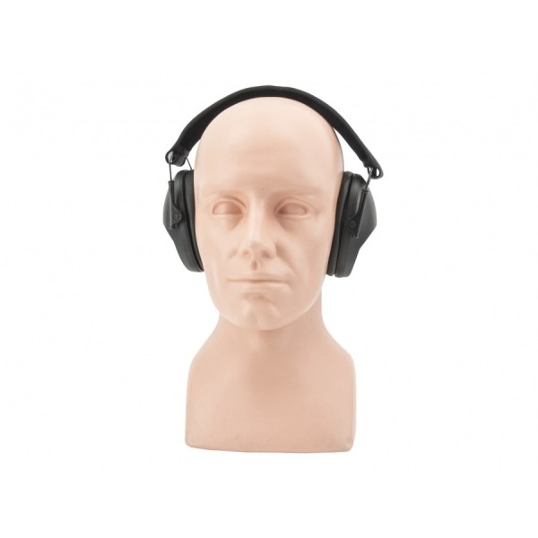 Słuchawki ochronniki słuchu RealHunter Passive - Czarne