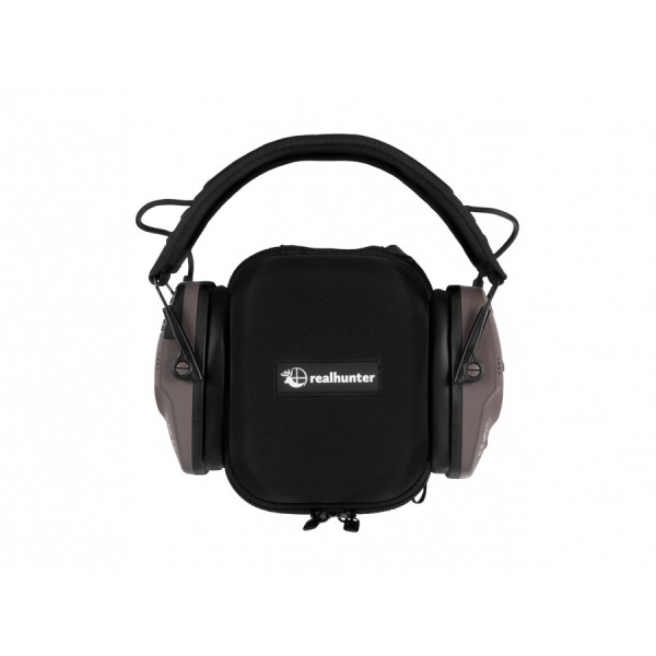 Słuchawki ochronniki RealHunter ProSHOT BT brąz
