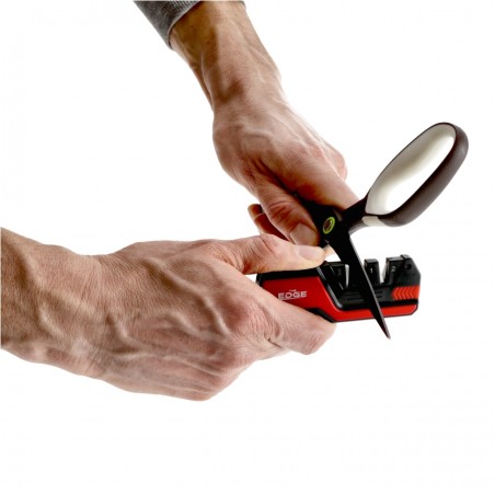 Ostrzałka THE EDGE bushSHARP czerwona z krzesiwem