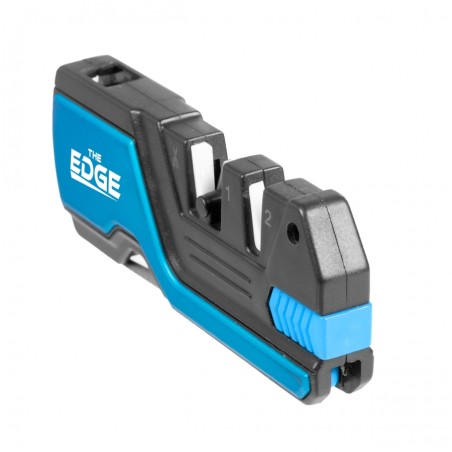 Ostrzałka THE EDGE bushSHARP Niebieska + Krzesiwo