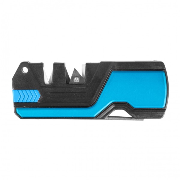 Ostrzałka THE EDGE bushSHARP Niebieska + Krzesiwo