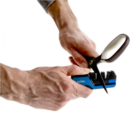 Ostrzałka THE EDGE bushSHARP Niebieska + Krzesiwo