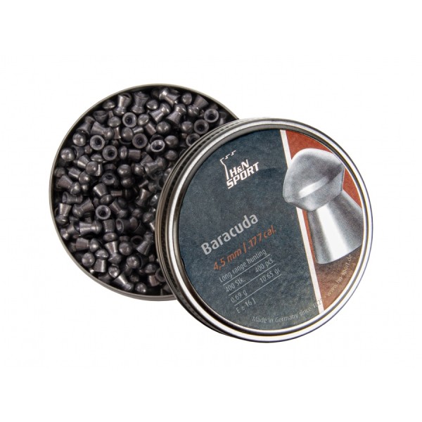 Śrut diabolo H&N Baracuda 4,5mm 400 szt.
