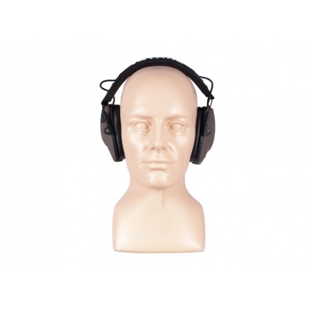 Słuchawki ochronniki RealHunter ProSHOT BT brąz