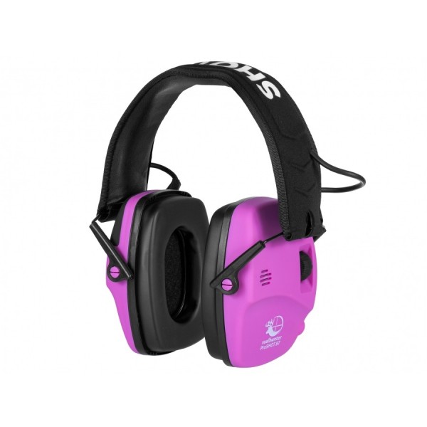 Słuchawki ochronniki słuchu RealHunter Active ProSHOT BT różowe|2max.pl
