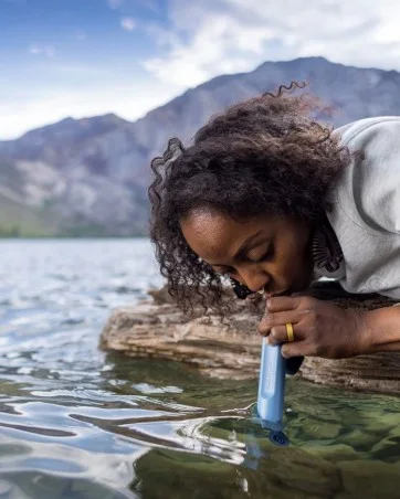 Filtr do wody słomkowy LifeStraw Peak Personal Mountain - Szary