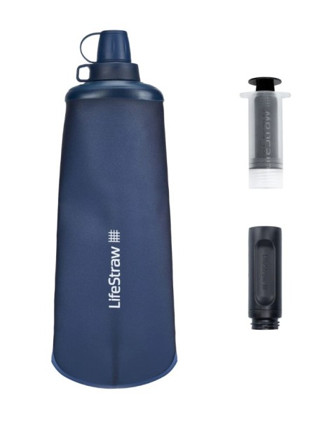 Butelka LifeStraw Peak Squeeze 0,65L Mount Blue