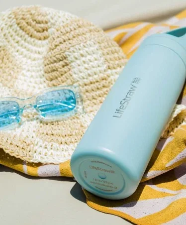 Butelka na wodę z filtrem LifeStraw Go 2.0 Steel 0.5L Seafoam - Morska