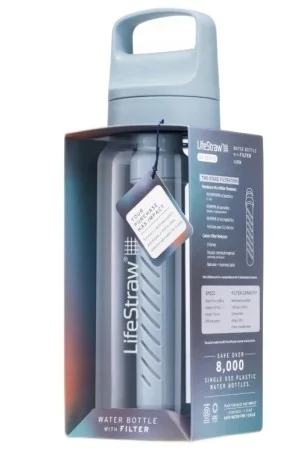 Butelka na wodę z filtrem LifeStraw Go 2.0 1L Icelandic Blue - Błękitna