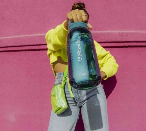 Butelka na wodę z filtrem LifeStraw Go 2.0 1L Laguna Teal - Turkusowa