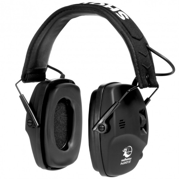 Słuchawki ochronniki słuchu RealHunter Active ProSHOT BT czarne|2max.pl