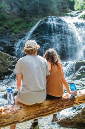 Butelka Nalgene Narrow Mouth Sustain 0,5L Blue