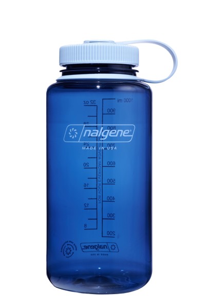 Nalgene Wide Mouth Sustain Indigo 1L - eco-friendly bottle