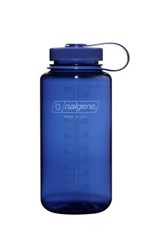 Butelka na wodę Nalgene Wide Mouth Sustain - Denim 1L