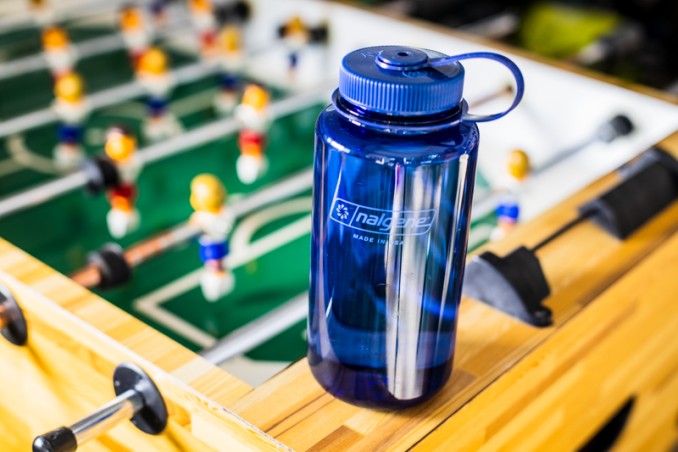 Butelka na wodę Nalgene Wide Mouth Sustain - Denim 1L