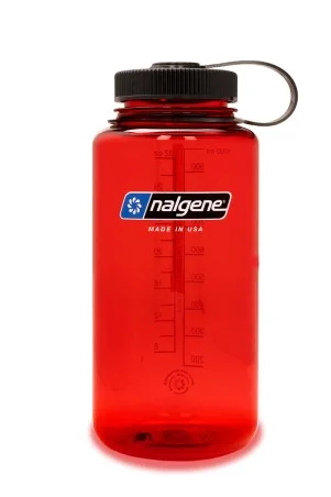 Butelka na wodę Nalgene Wide Mouth Sustain 1L - Red