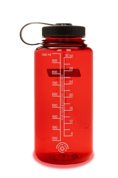 Butelka na wodę Nalgene Wide Mouth Sustain 1L - Red