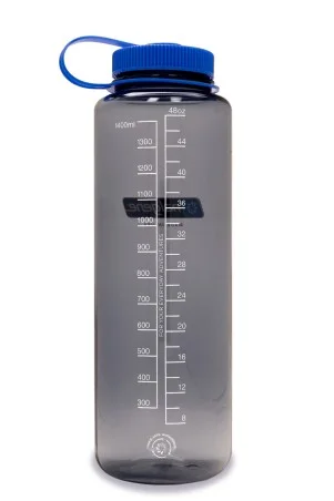 Butelka na wodę Nalgene Wide Mouth Sustain Silo 1400ml - Gray