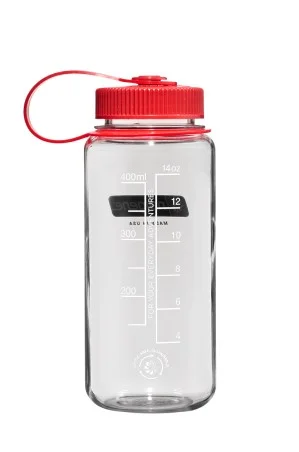 Butelka na wodę Nalgene Wide Mouth Sustain 400ml - Clear