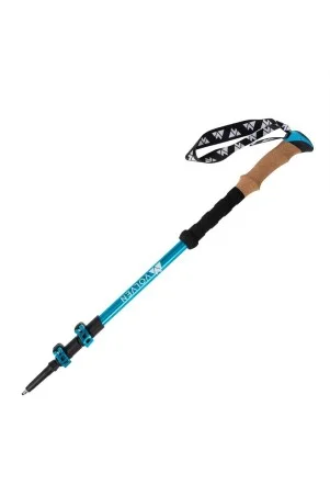 Kije trekkingowe VOLVEN ADVENTURE CORK - Niebieskie