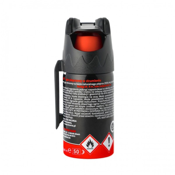 Gaz pieprzowy Klever KO Defenol Jet Strumień 40 ml