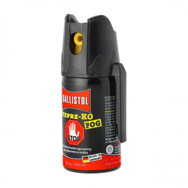 Gaz pieprzowy Klever KO Defenol Fog Stożek 40 ml