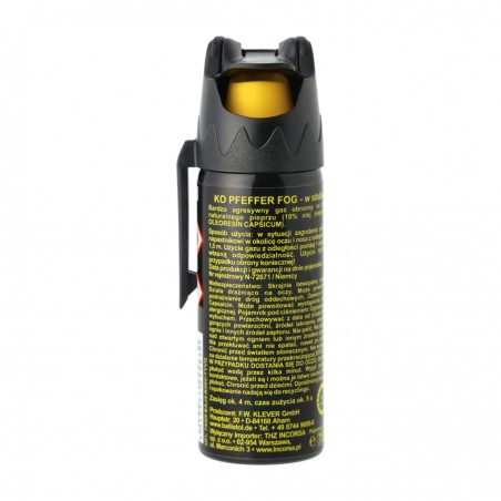Gaz pieprzowy Klever KO Defenol Fog Stożek 50 ml