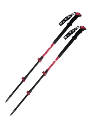 Kije trekkingowe VOLVEN ADVENTURE PRO - Czerwone