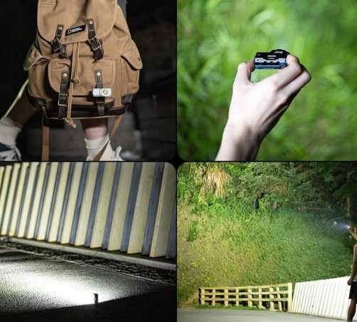 Latarka diodowa WUBEN X0 Czarna - 1100lm