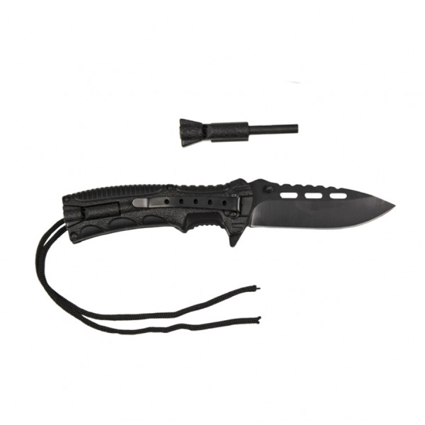 Nóż składany Mil-Tec Paracord z Krzesiwem...