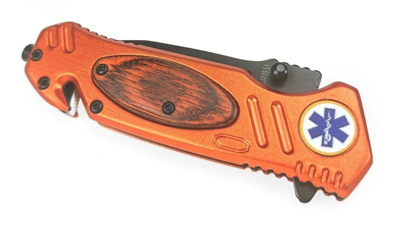 Nóż KANDAR N415 ratowniczy składany