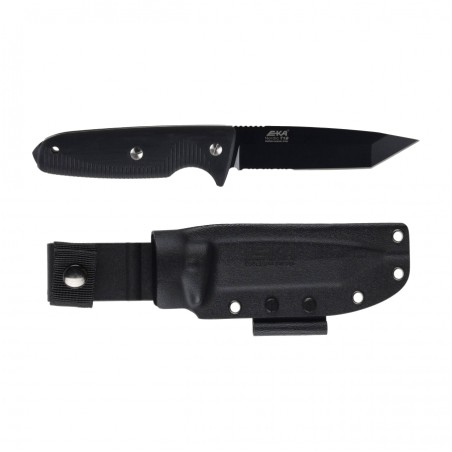 Nóż o stałej klindze Eka Nordic T12 Czarny - Stal Nierdzewna Sandvik 58