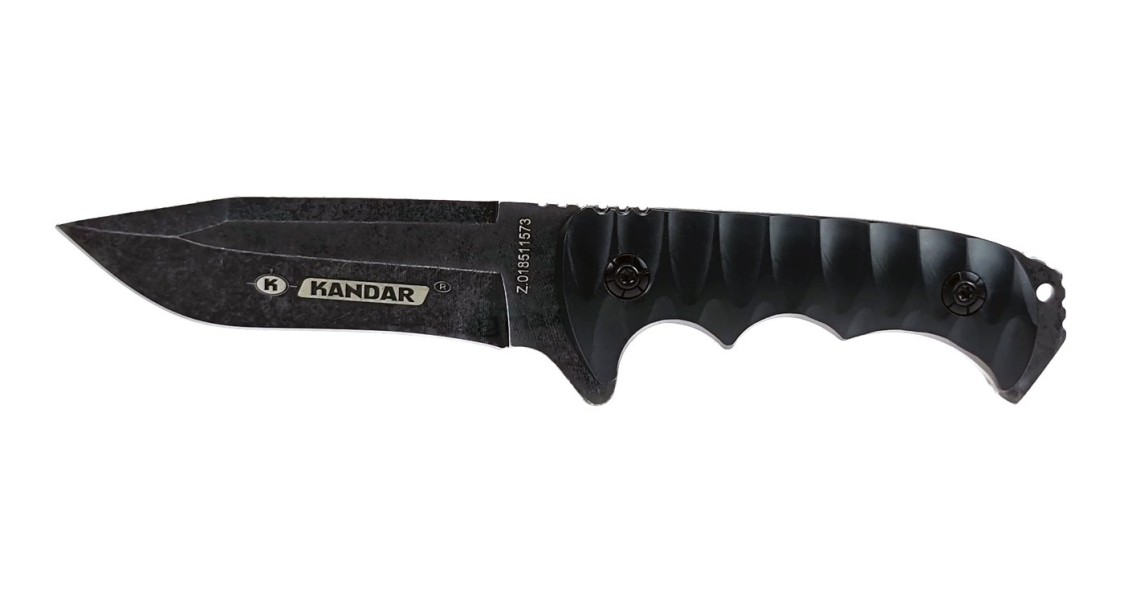 Nóż KANDAR N157 stal 440 z etui
