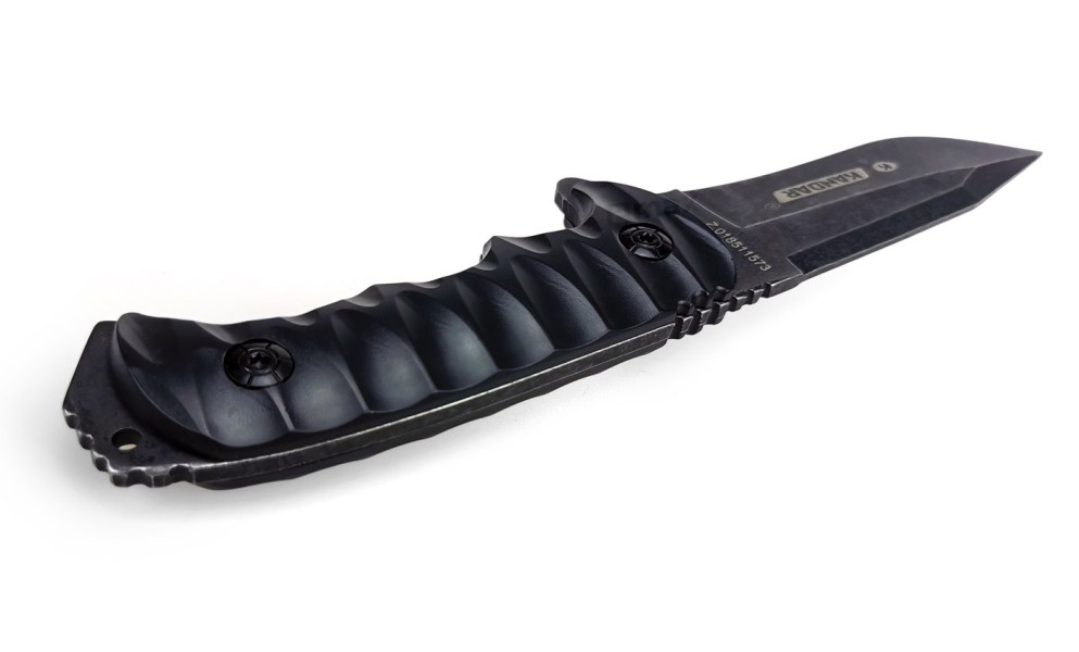 Nóż KANDAR N157 stal 440 z etui